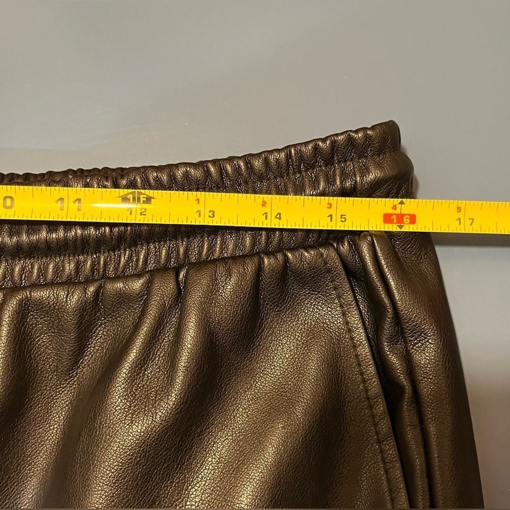 Anthropologie Avec Les Filles Vegan Leather Joggers - Picture 7 of 9